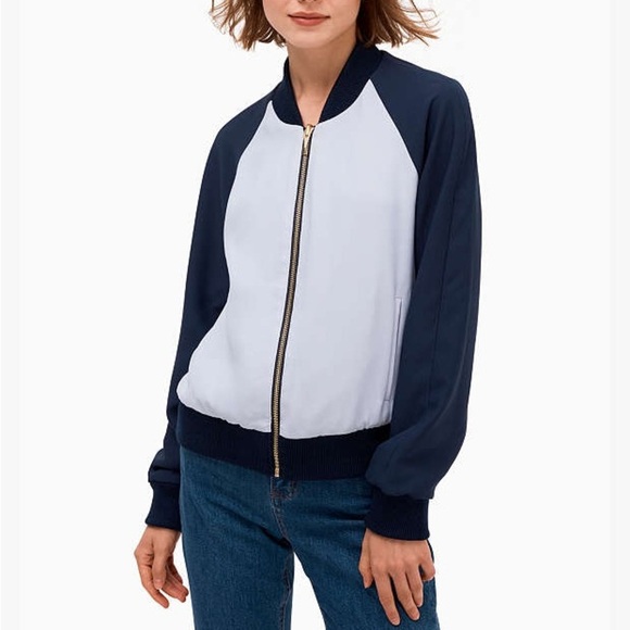 NEW Kate Spade Out West Wild Roses Sz XS Reversible Bomber Jacket - Picture 10 of 12